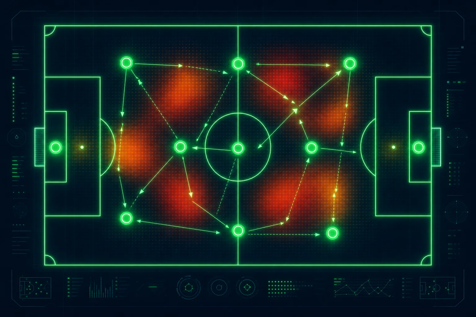 4-3-3阵型战术分析 - 足球数据可视化